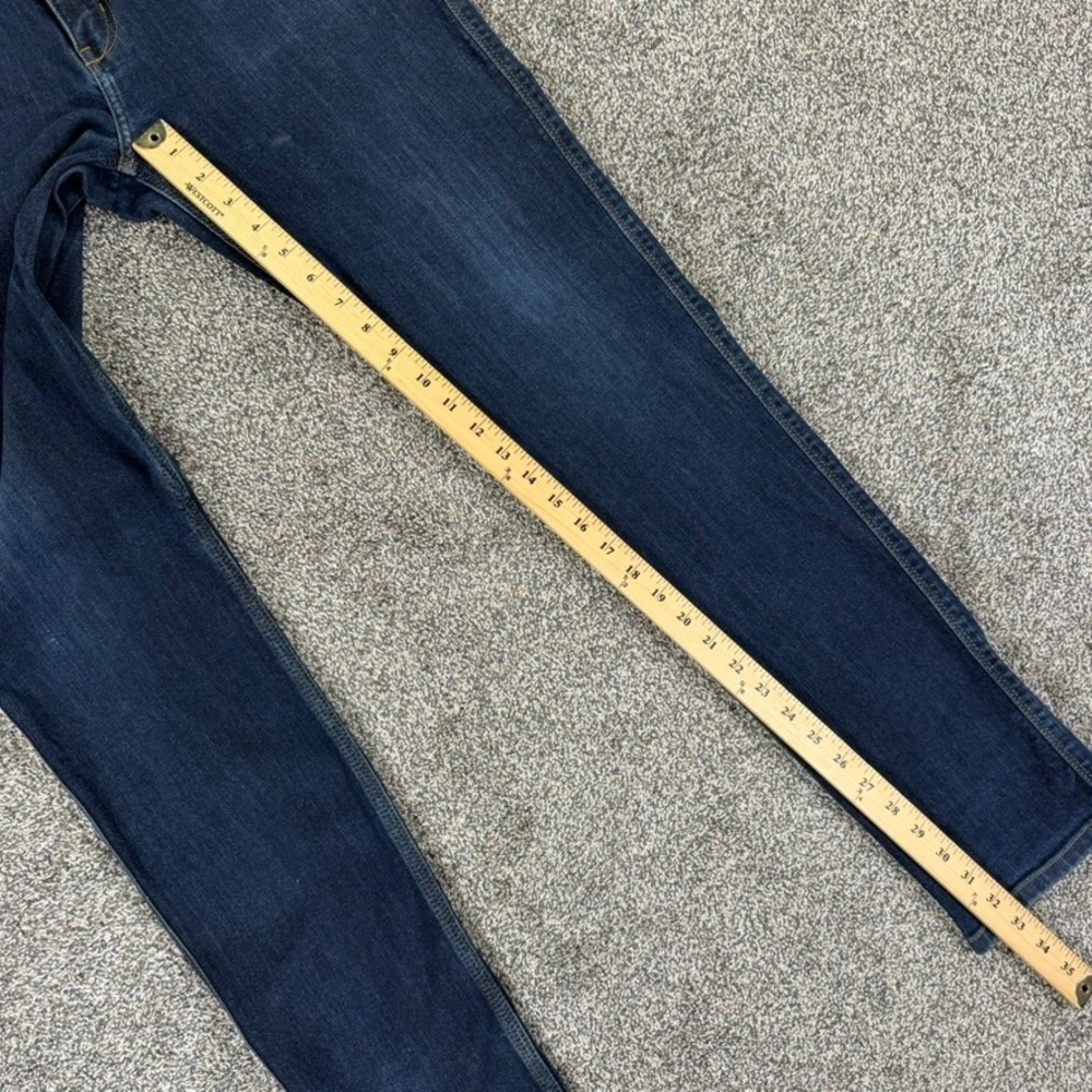 DU/ER L2X Slim Fit Jeans Mens 34x34 Dark Wash Blue Performance Denim Stretch - Picture 14 of 16